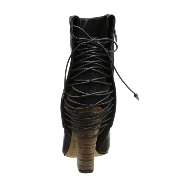 Sam Edelman Martina Corset Booties Black 7 - Picture 2 of 13